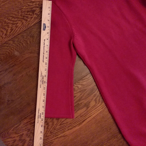 Red Liz Claiborne knit dress - Picture 7 of 7